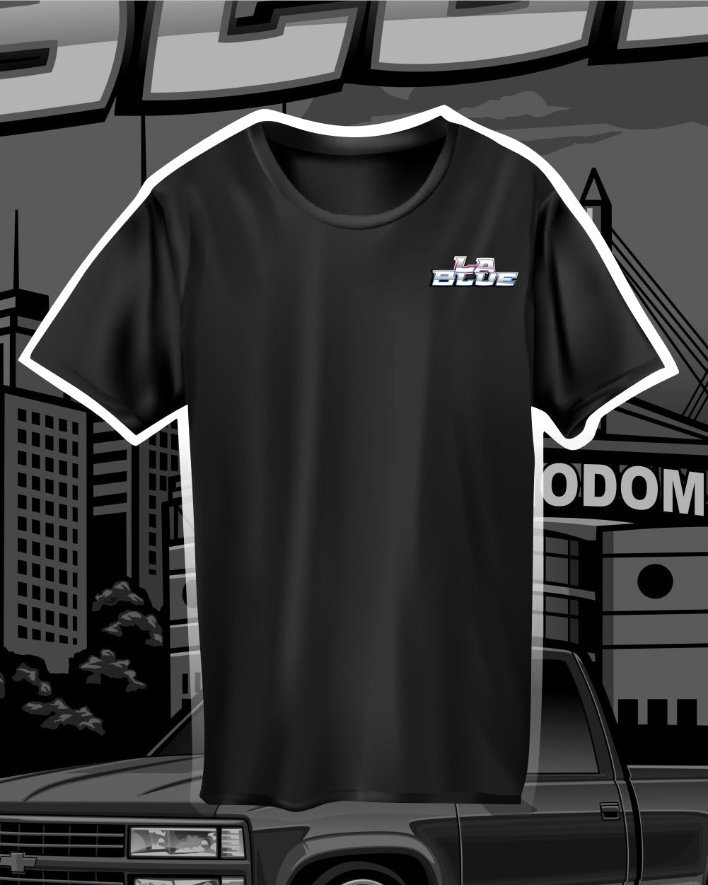 La Blue Merch Design